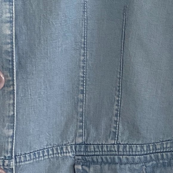 Vintage EMMA JAMES Chambray with Pleated Back - Picture 10 of 14